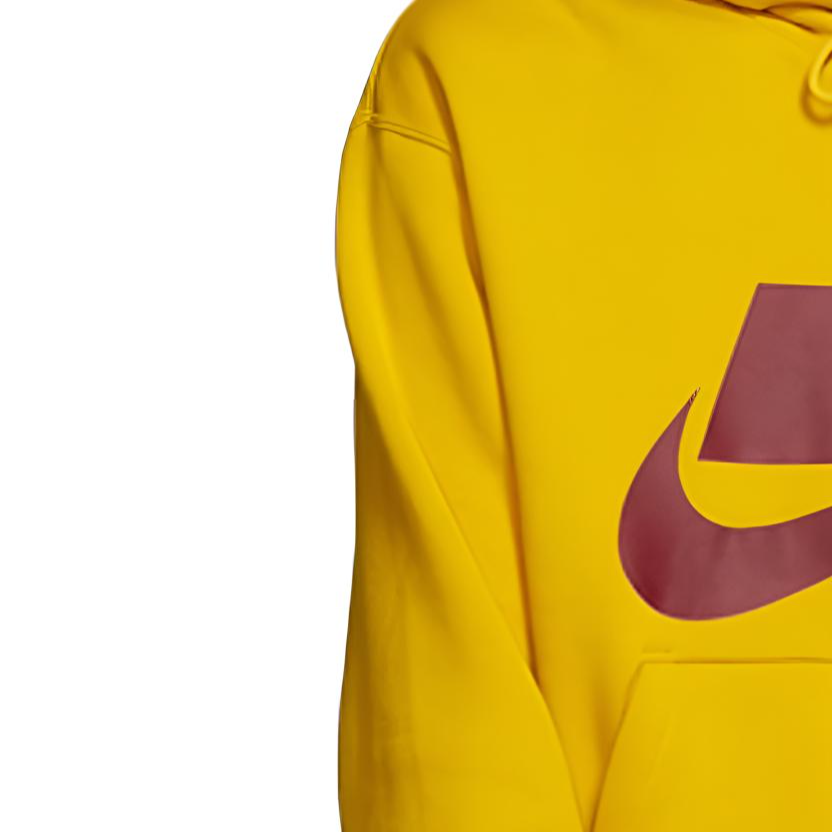 Мужское худи Nike Hoodie (горчичное) — фото 4