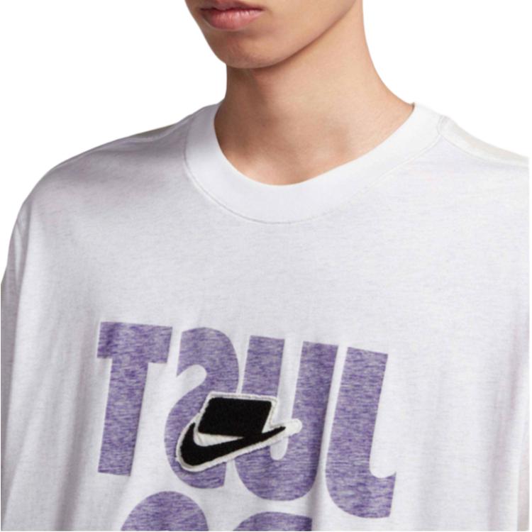 Мужская футболка Nike Logo T (белая) — фото 5