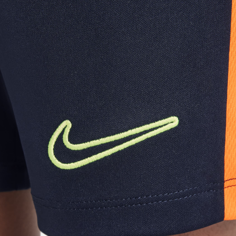 Мужские шорты Nike Dri-FIT Academy23 (темно-синие с оранжевым) — фото 4