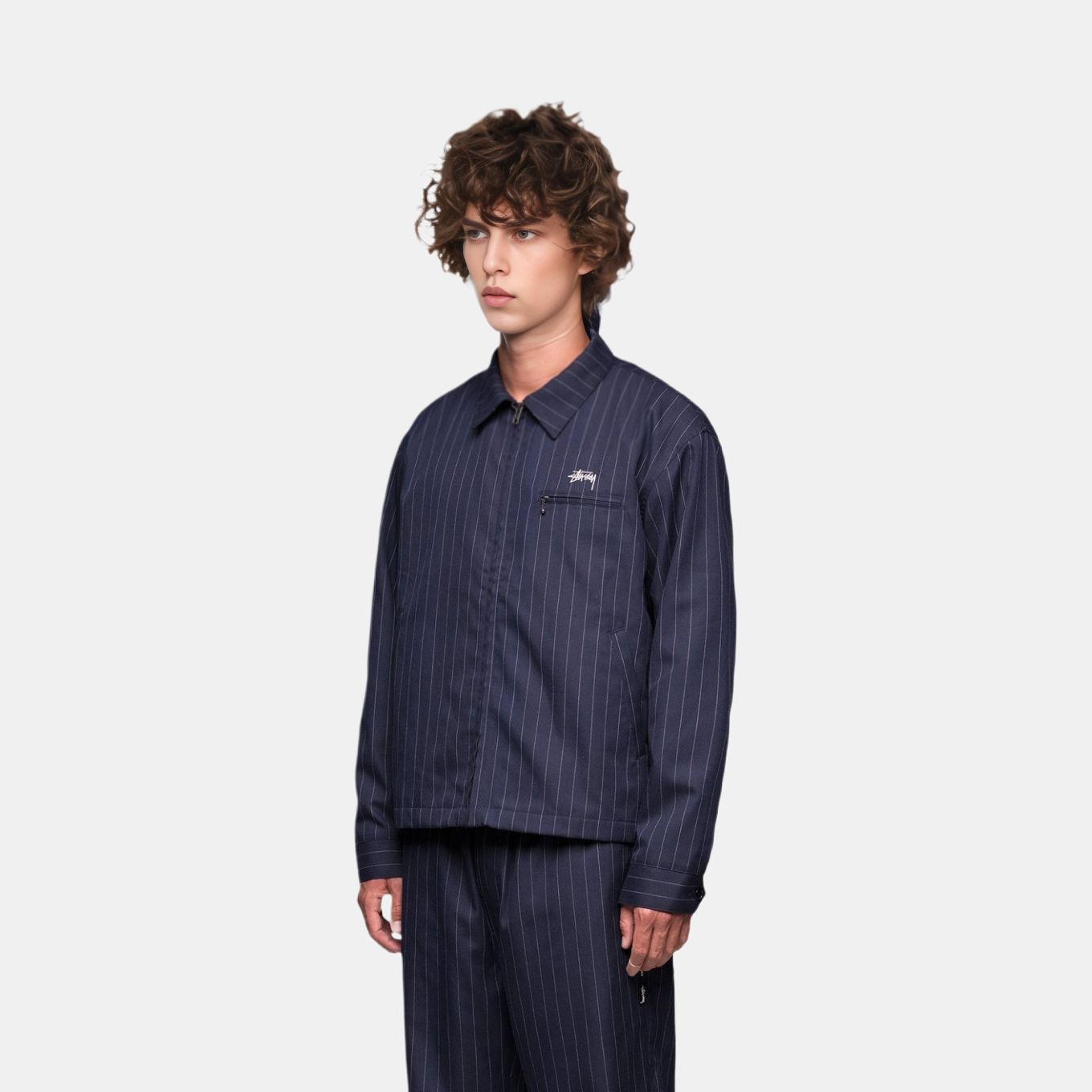 Куртка Stussy x cdg (синий) — фото 3