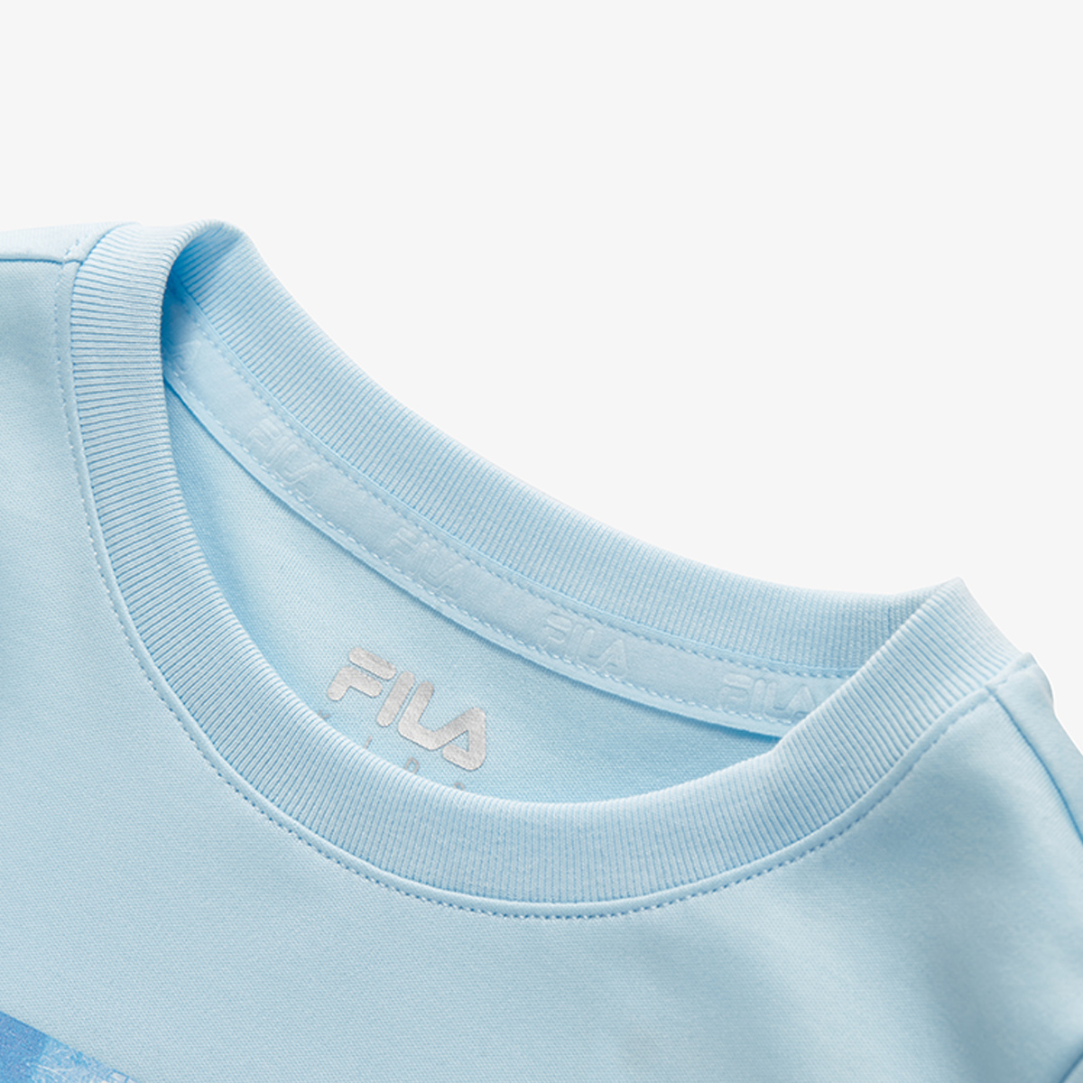 Детская футболка Fila (светло-небесная) — фото 4