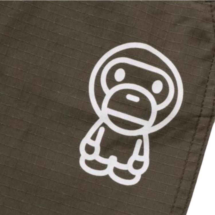Мужские штаны A BATHING APE Logo (черные) — фото 6