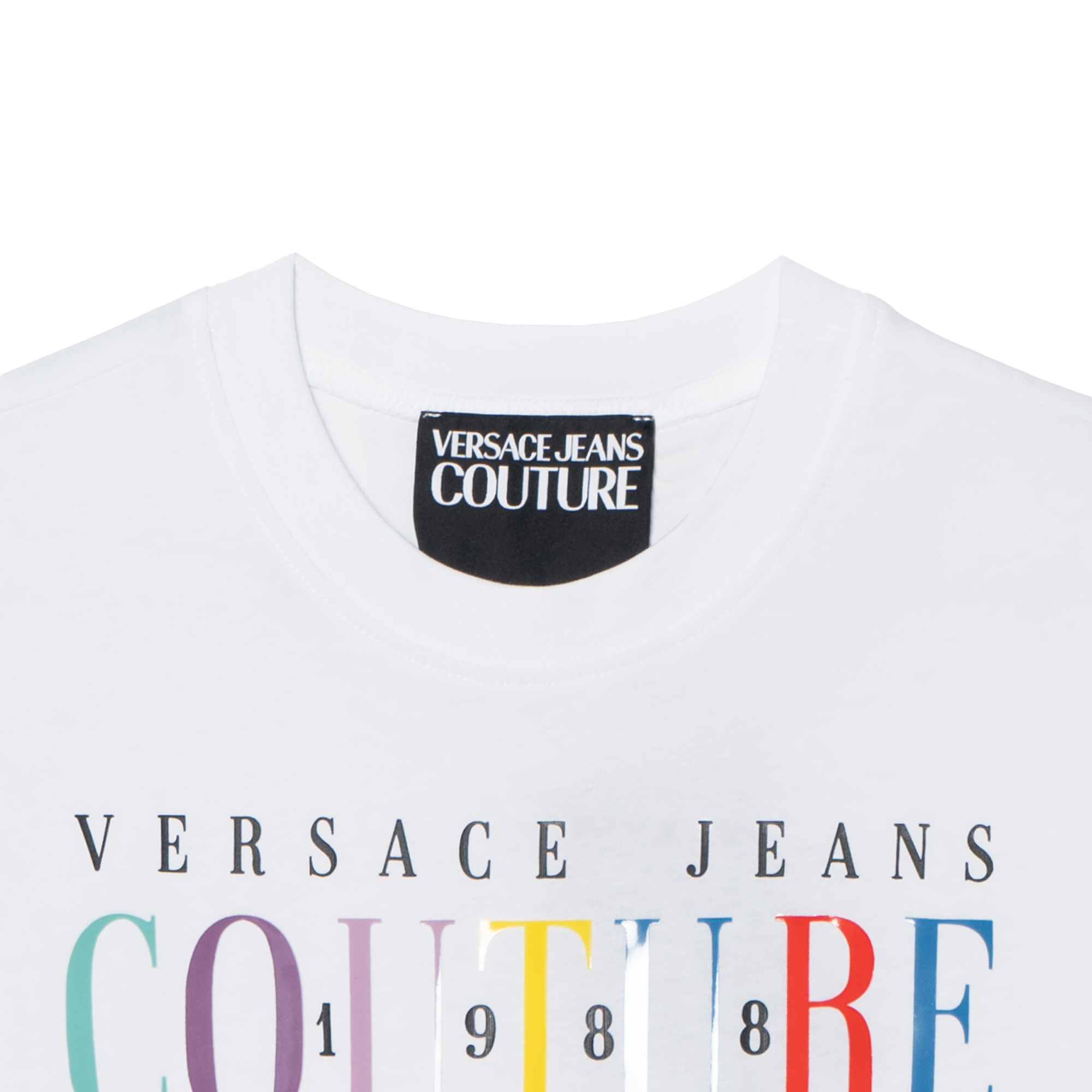 Женская футболка Versace (белая) — фото 6