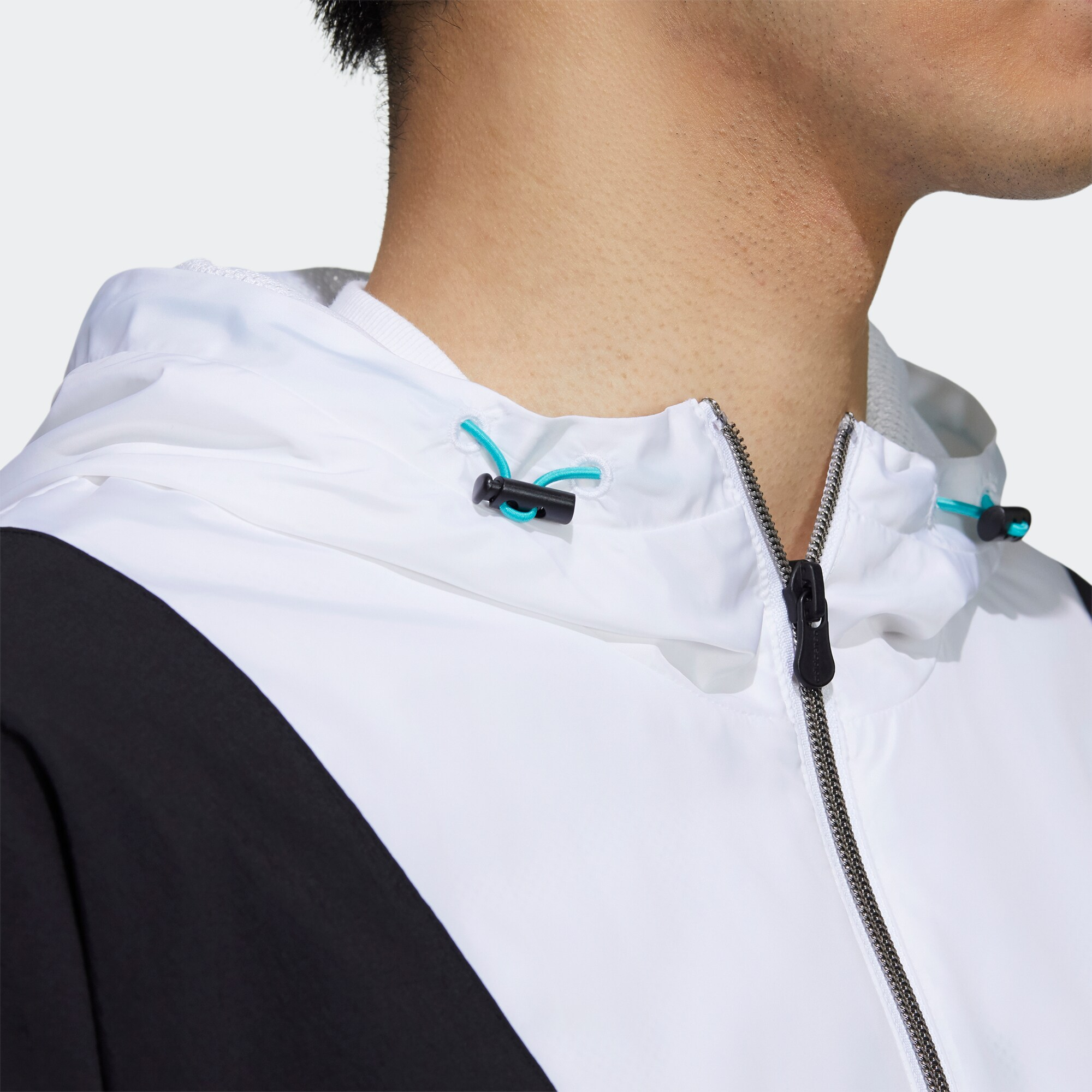 Мужская куртка adidas neo M Cs Cb Wb 2 (белая) — фото 5