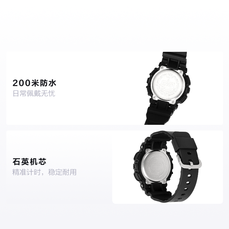 Женские часы Casio G-Shock (черные) — фото 2