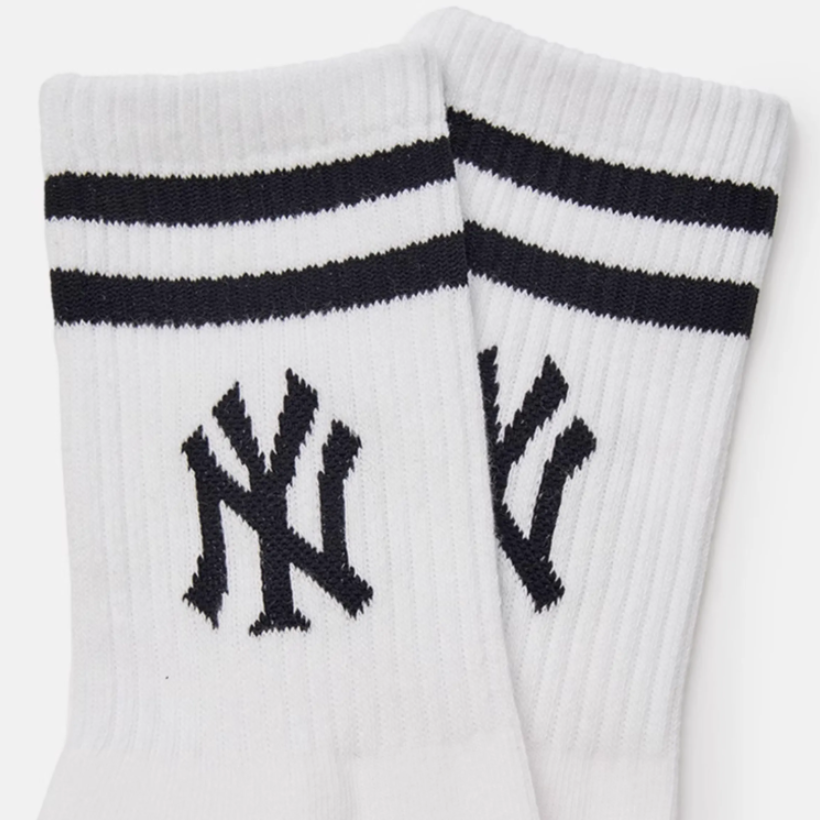 MLB New York Yankees Crew Socks Unisex 1 Pack Ecru