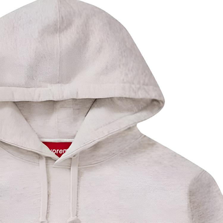 Худи Supreme FW18 Chainstitch Hooded Sweatshirt Ash Grey (серое) — фото 2