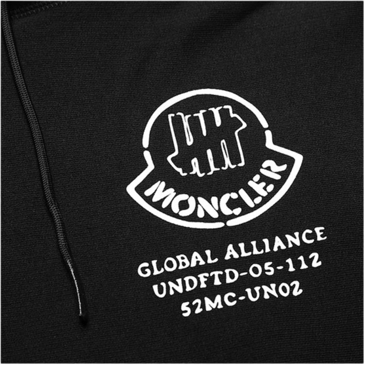 Мужские худи Moncler Logo (черный) — фото 3