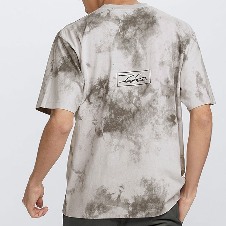 Футболка UNIQLO Ink Print (серая) — фото 4