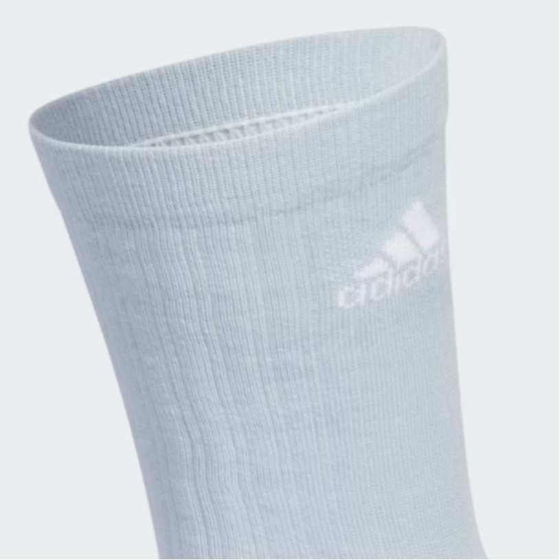 Adidas Crew Socks Unisex 1 Pack Light Blue/White