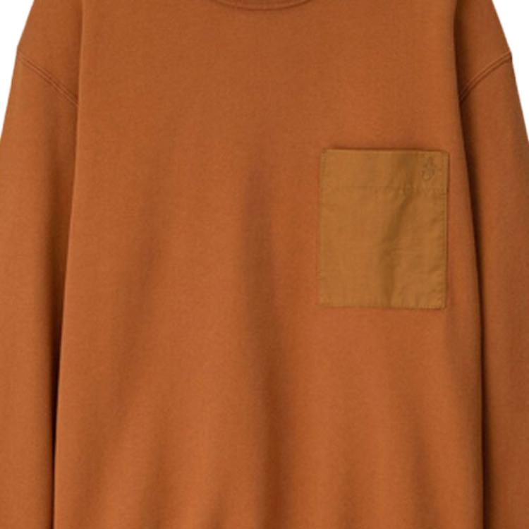 Мужское худи UNIQLO × jw anderson (коричневое) — фото 4