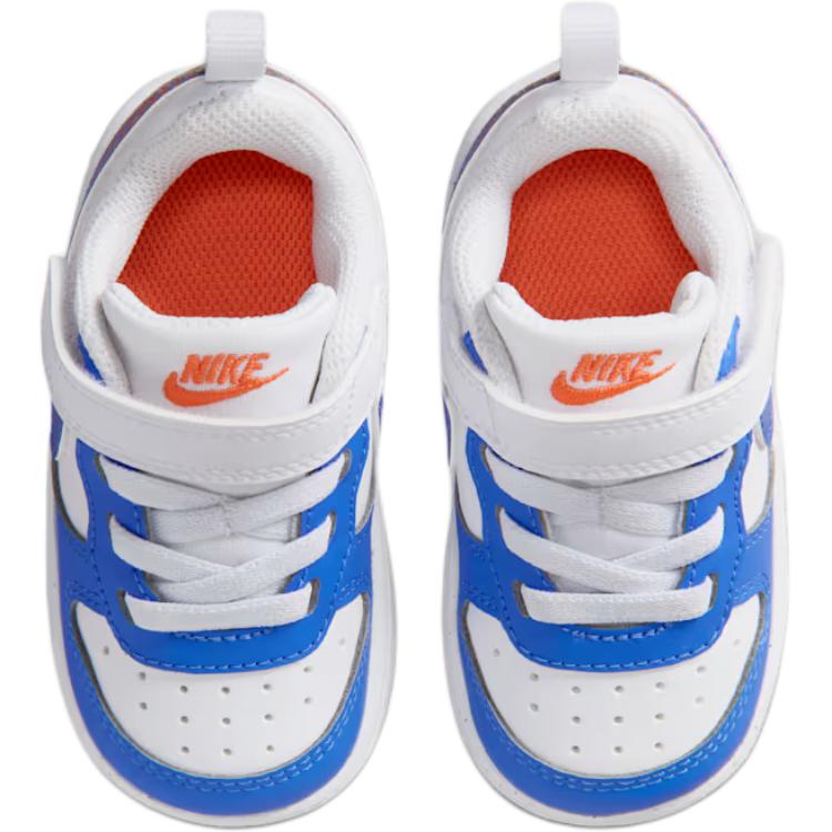 Детские кроссовки Nike Court Borough (бело-синие) — Белыйсиний — фото 3