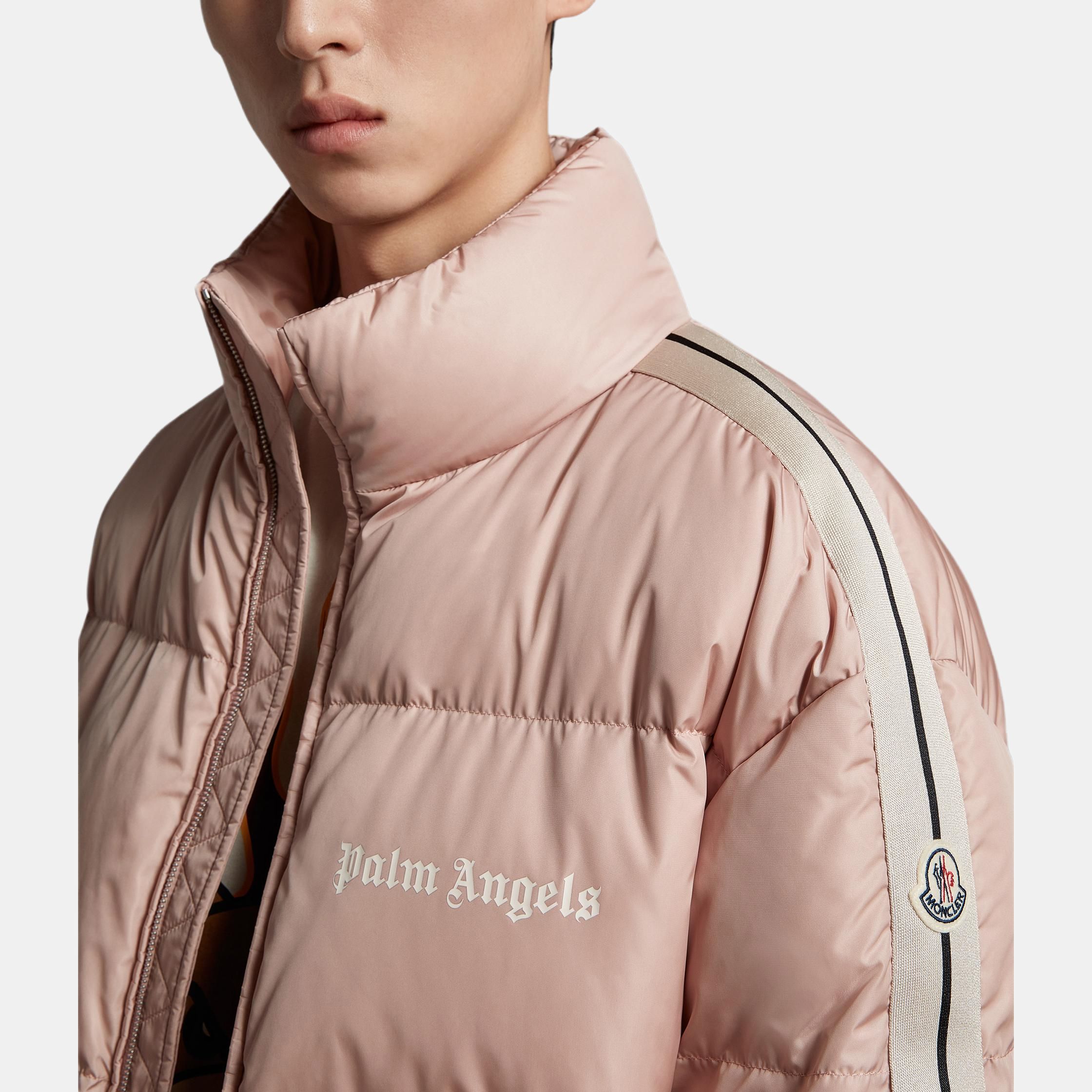 Куртка MONCLER GENIUS x PALM ANGELS Rodman (розовая) — фото 4