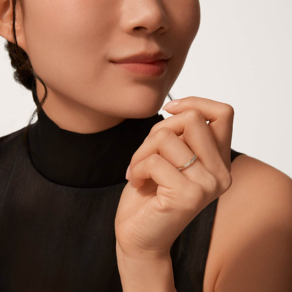 Кольцо Cartier LOVE (розовое золото) — Подарочная коробка — фото 5