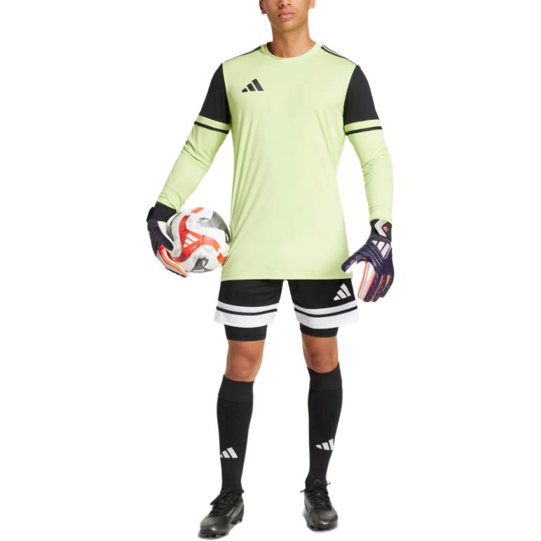 Adidas AEROREADY Squadra 25 Goalkeeper Soccer Jersey Men’s Pulse Yellow Green/Black
