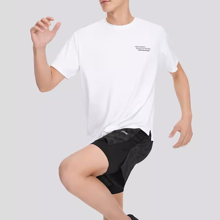 Skechers T Shirt Men’s Bright White
