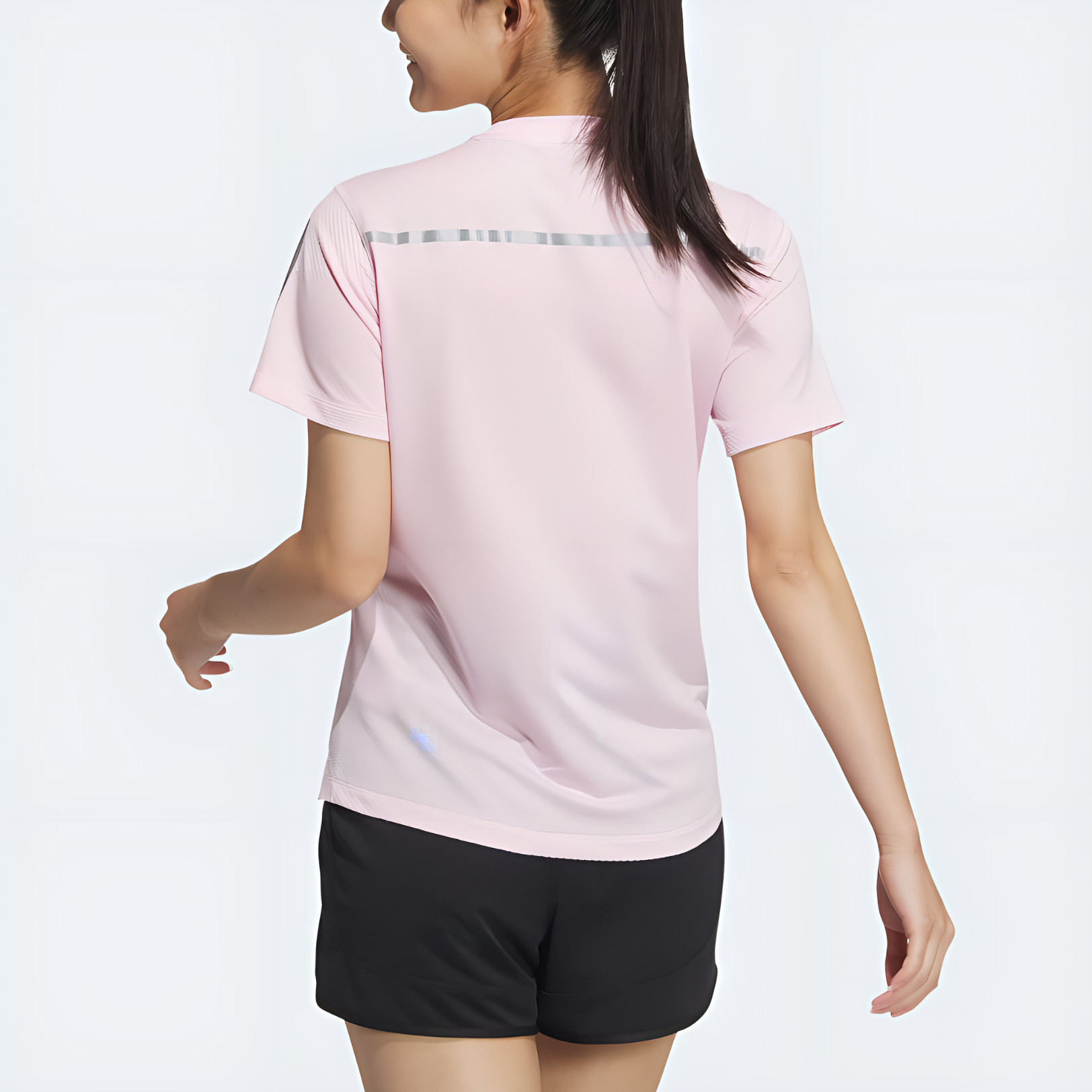 Adidas Running T Shirt Women’s Clear Pink