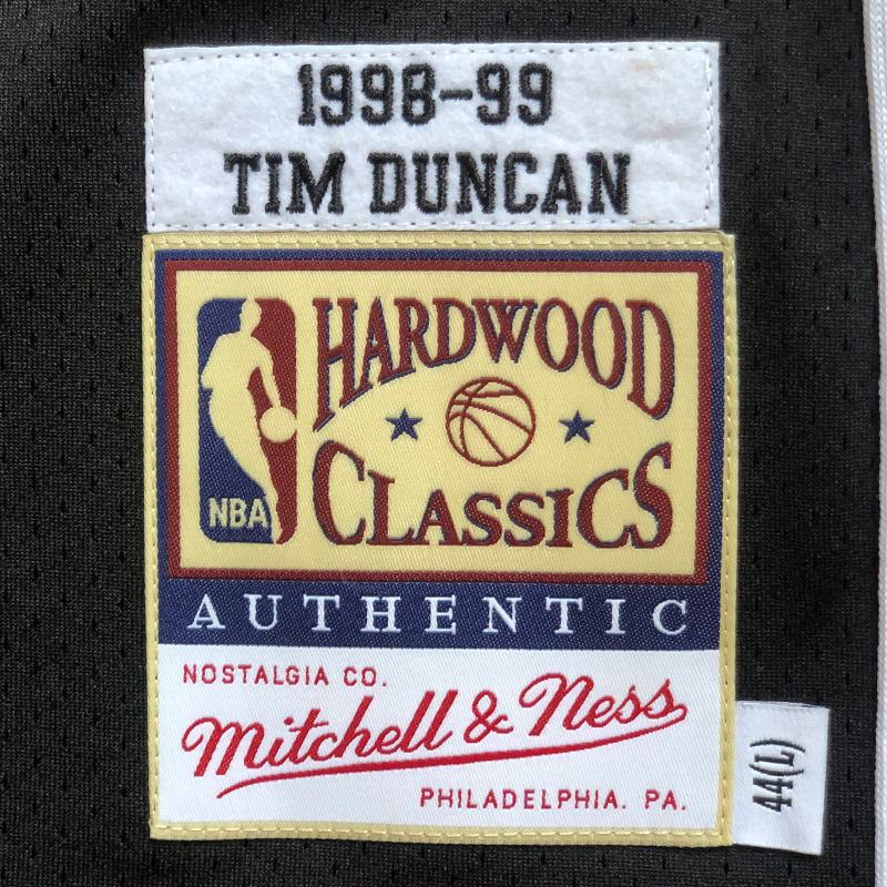 Mitchell Ness Basketball Jersey Unisex Black