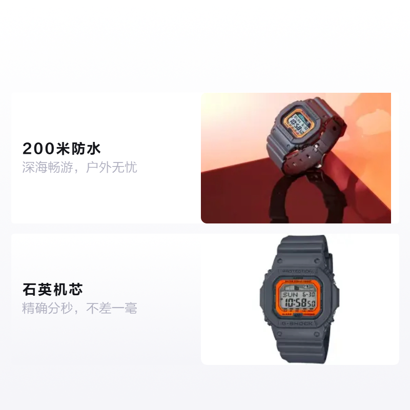Мужские часы Casio G-SHOCK G-LIDE x Madness (серые) — фото 2