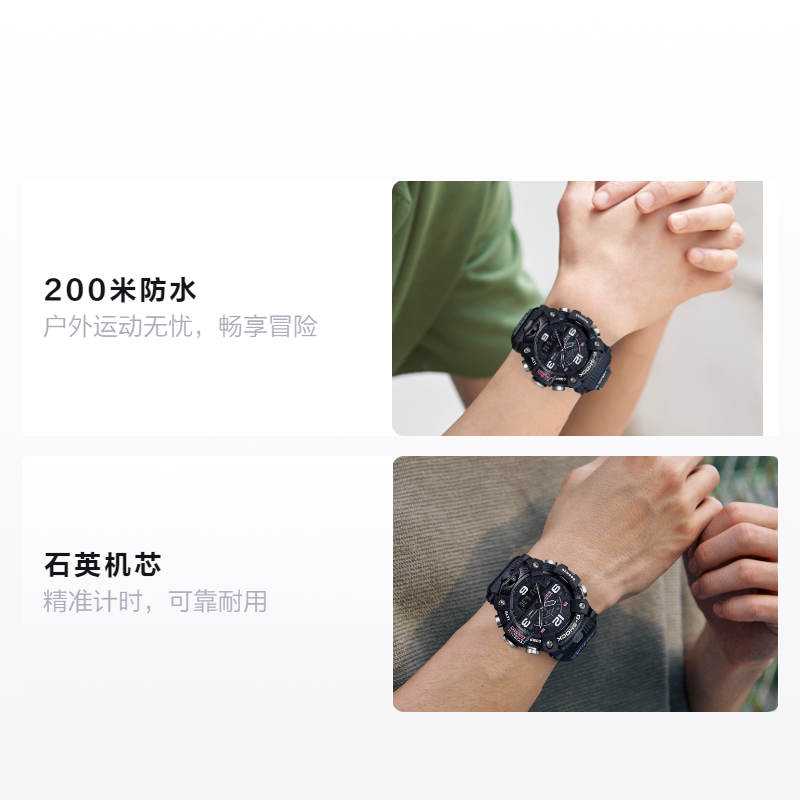Мужские часы Casio MASTER OF G-LAND G-SHOCK MUDMASTER BURTON (черная) — фото 2