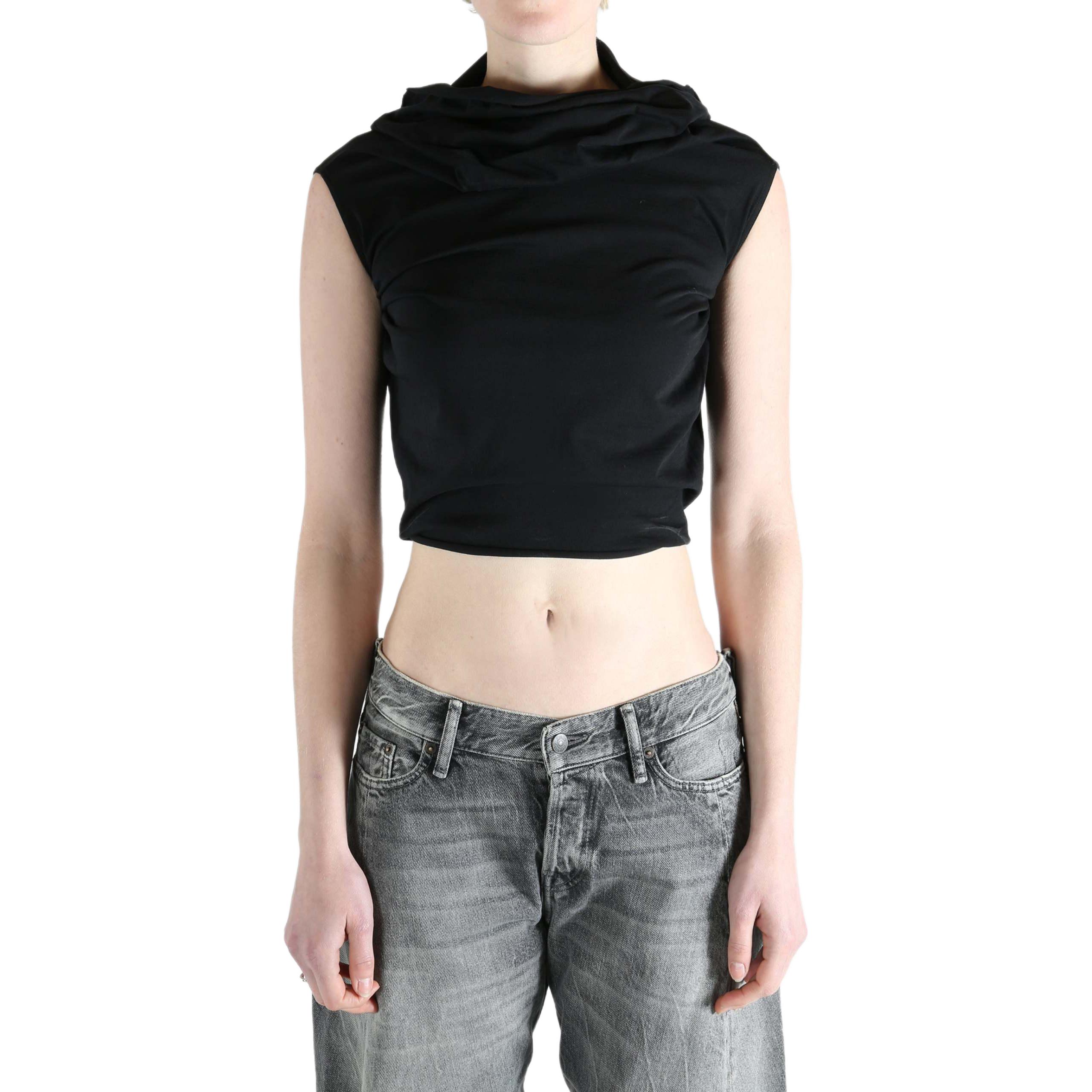 Женская футболка RICK OWENS (черная) — фото 2
