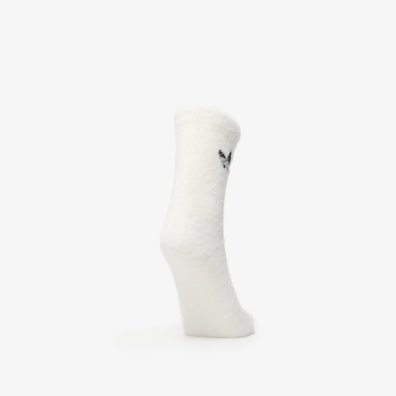 Adidas Originals fluffy logo crew socks (pack of two)