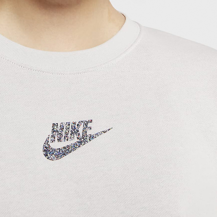 Женское худи Nike Sportswear (светло-серебристо-серое) — фото 3