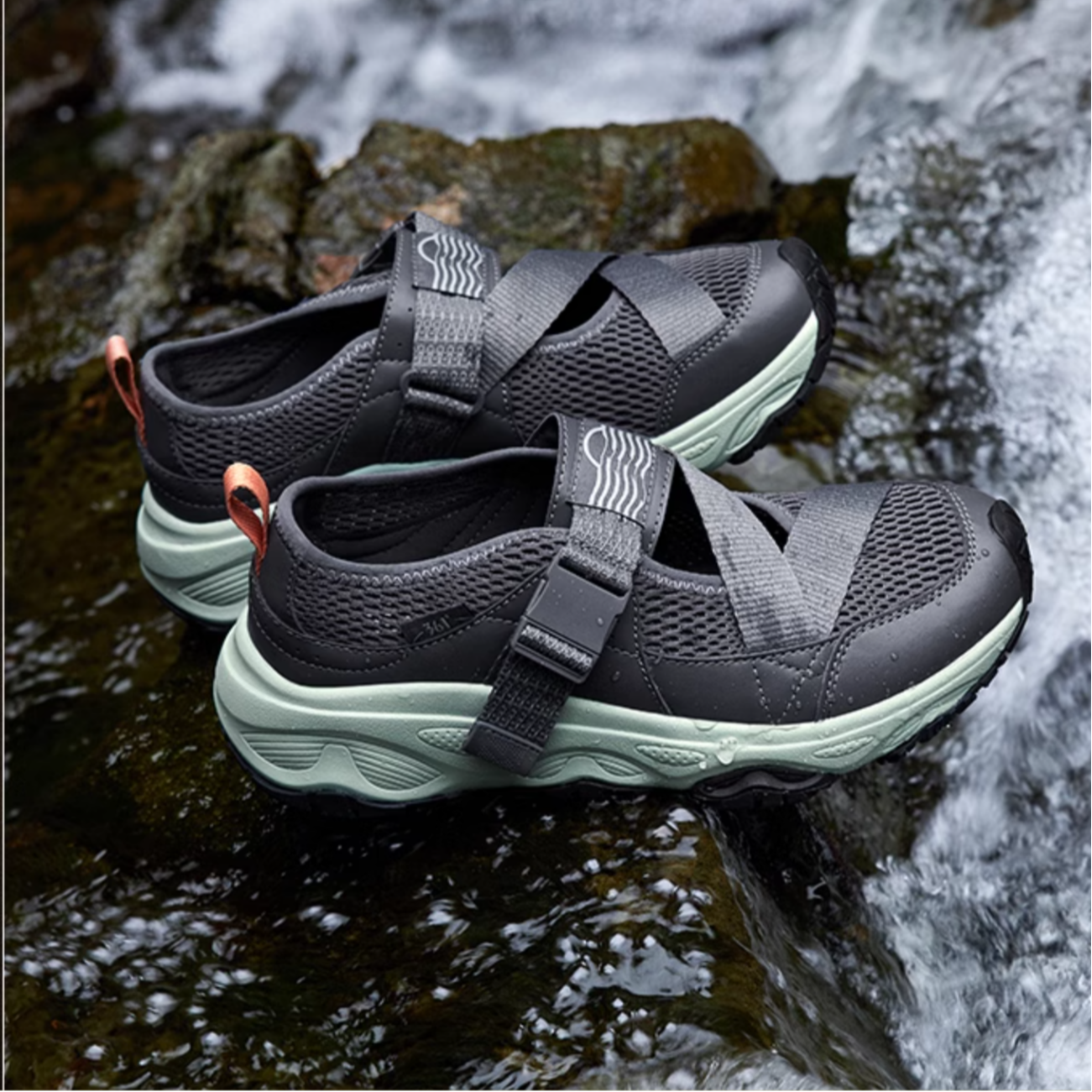 361° Cushioning Abrasion Resistant Low top Outdoor Shoes Men’s Gray Green