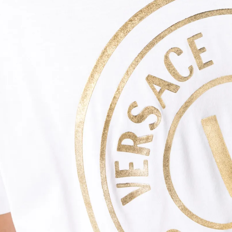 Мужская футболка Versace Jeans Couture SS22 (белый) — фото 5