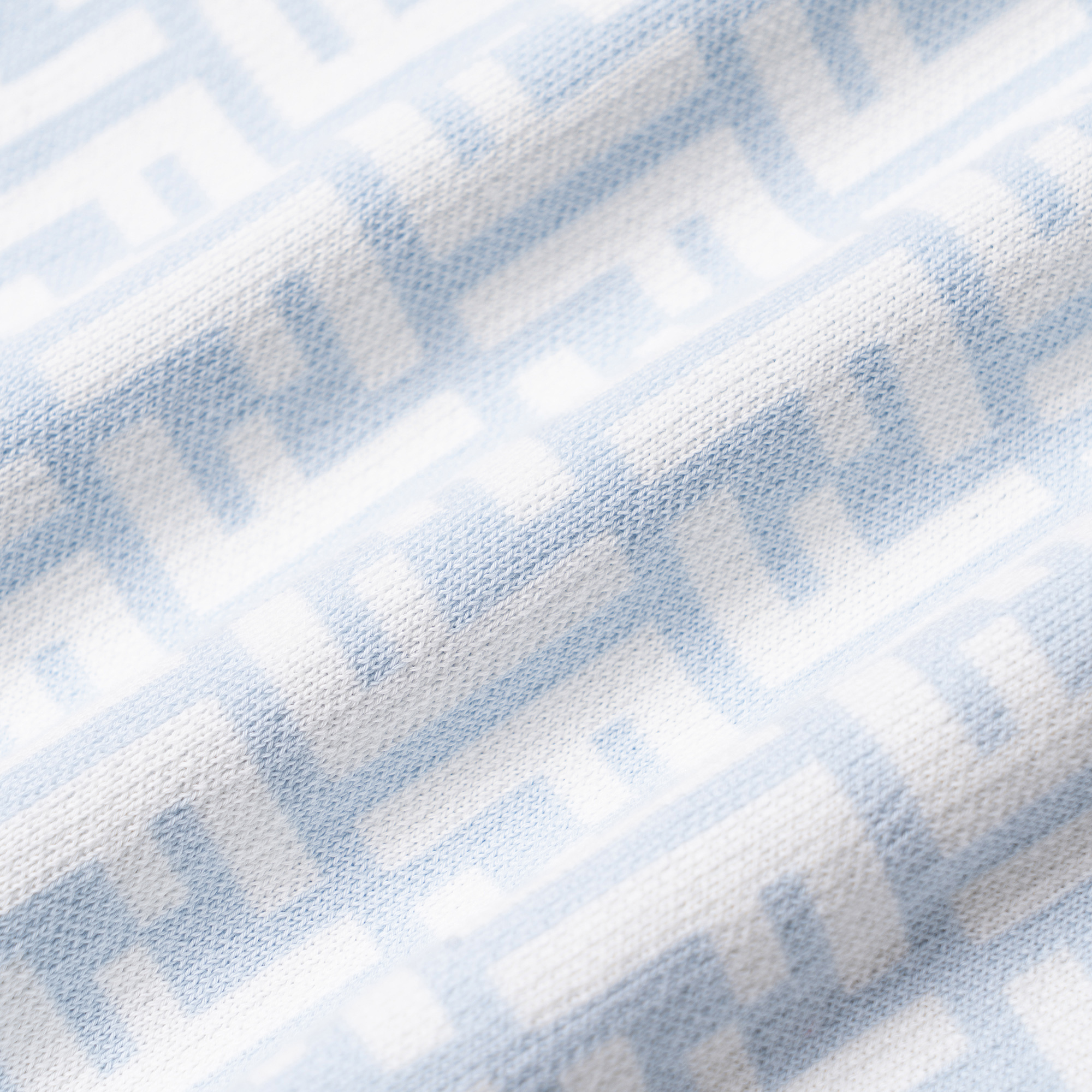 Детская футболка Fendi FENDIT SS25Polo (голубой) — фото 6