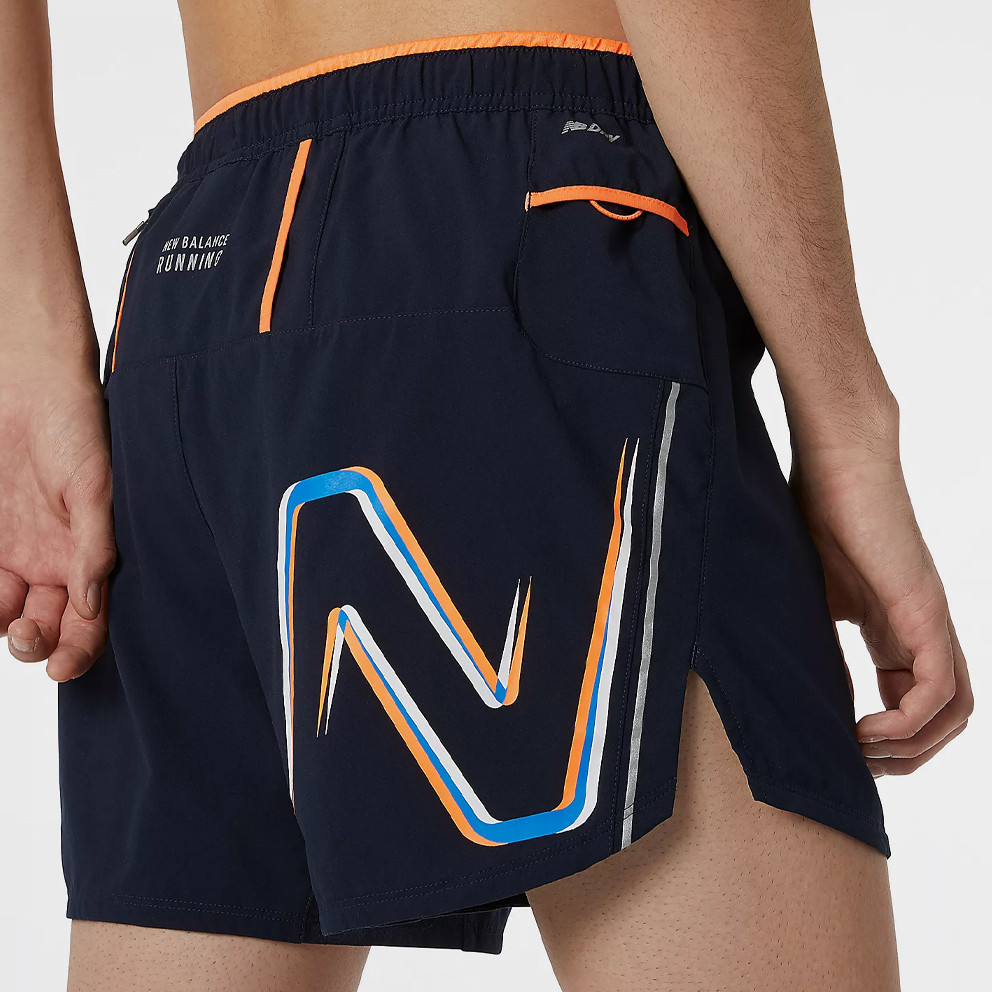 New Balance Graphic Sports Shorts Men’s Black Moderate