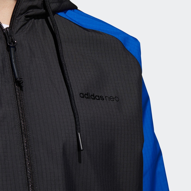 Мужская куртка adidas Neo M Cs Wb2 (черная) — фото 5