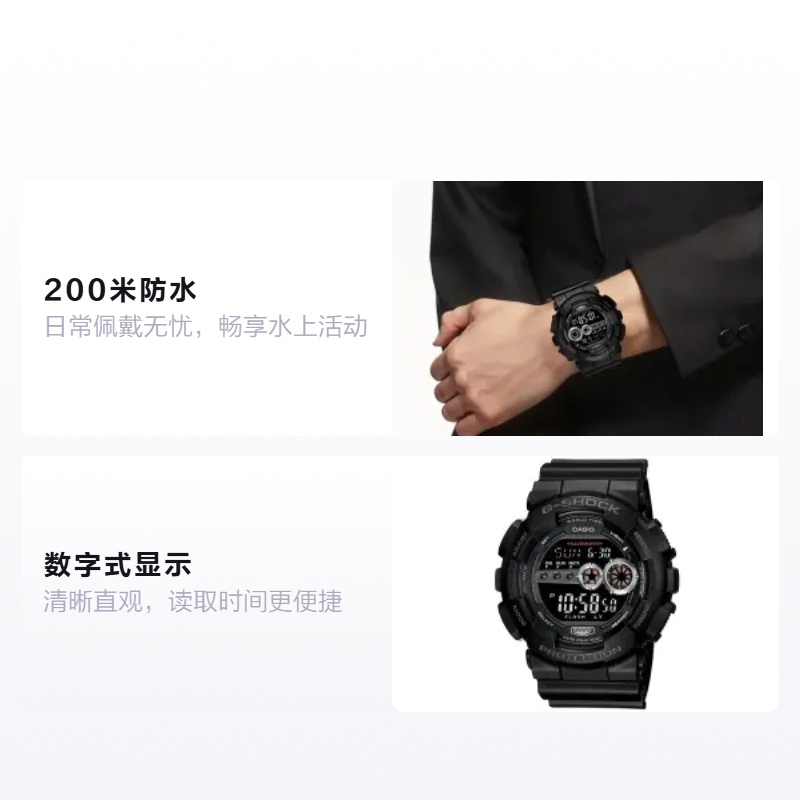 Мужские часы Casio (черные) — фото 2