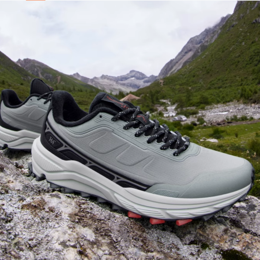 361° Rain Screen Cushioning Slip Resistant Cushioning Slip Resistant Low top Running Shoes Men’s Gray Black