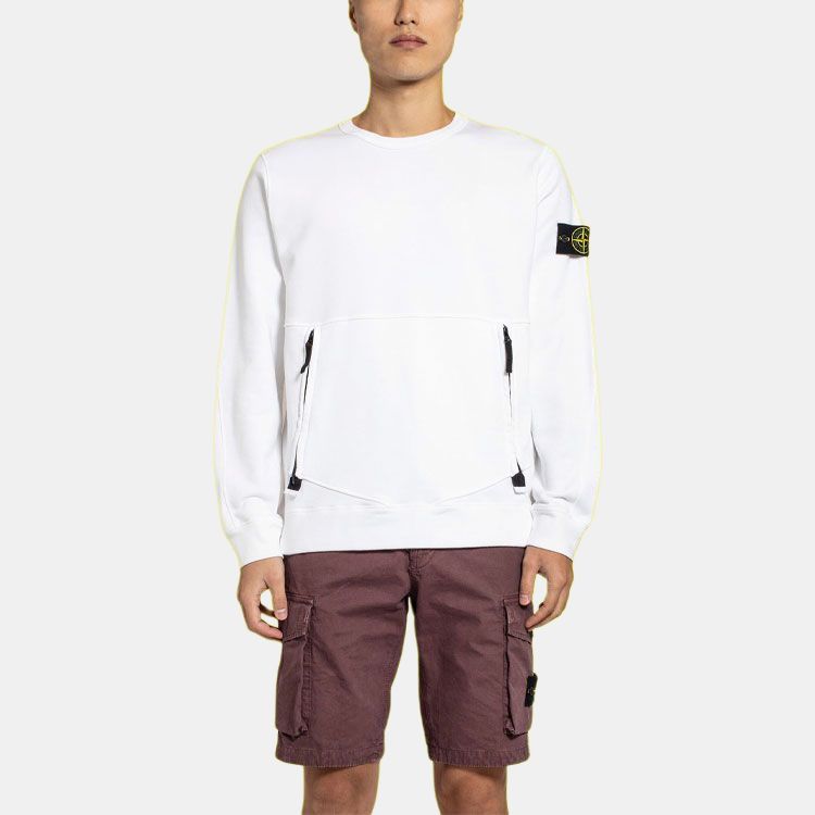 Мужские худи STONE ISLAND SS21 (белый) — фото 5