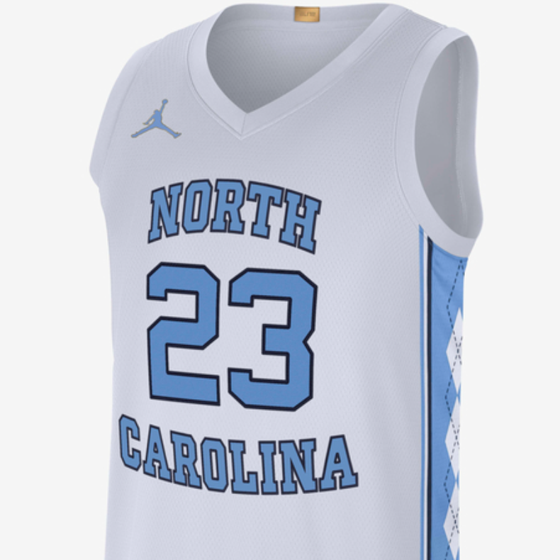 Jordan North Carolina Tar Heels Big Kids’ Nike Basketball Replica Jersey