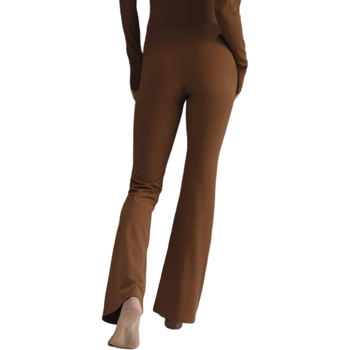 Nike ZENVY Empty Collection Dri Fit Sports Pants Women’s Light British Umber/Black