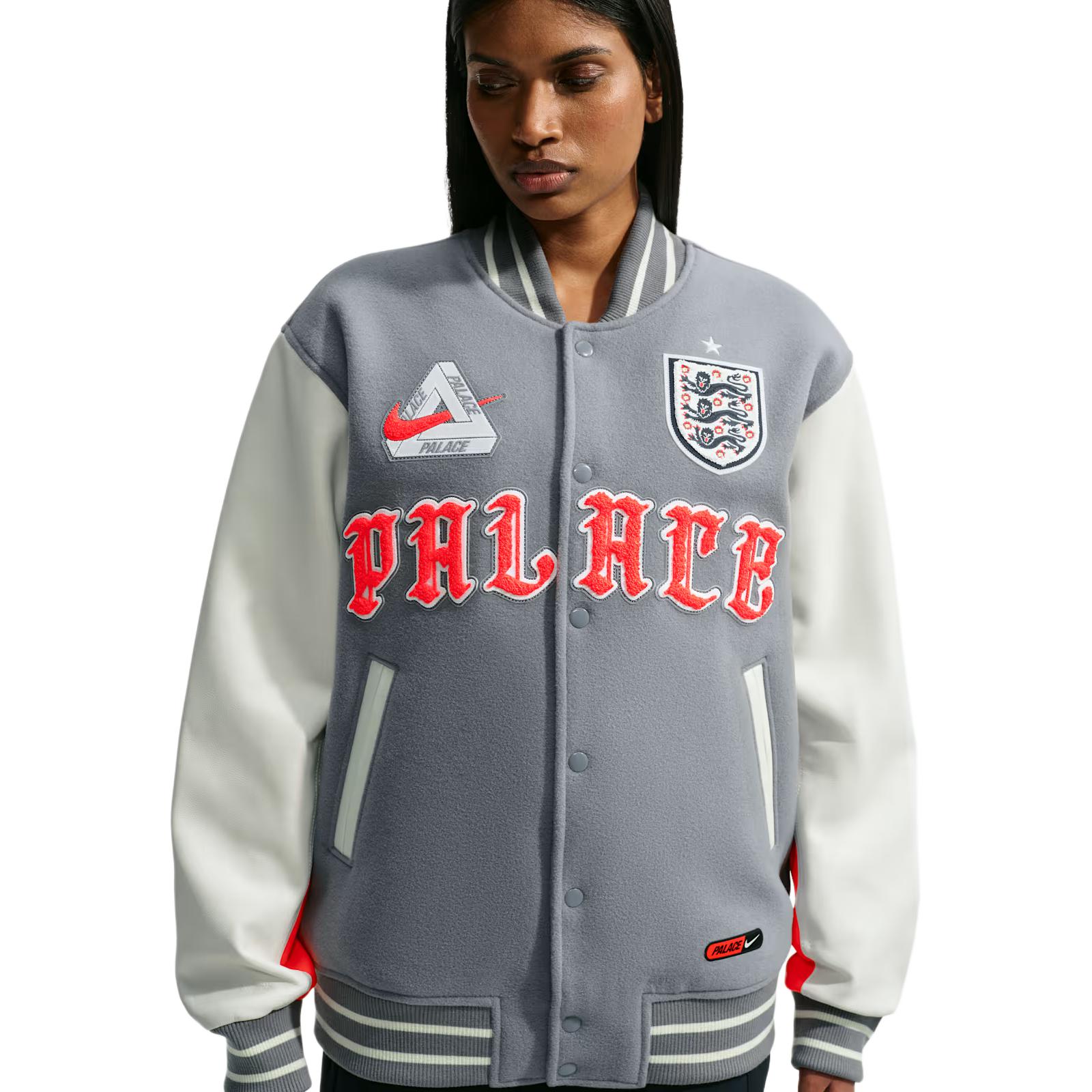 Куртка PALACE × Nike × England SS26 (серая) — фото 6