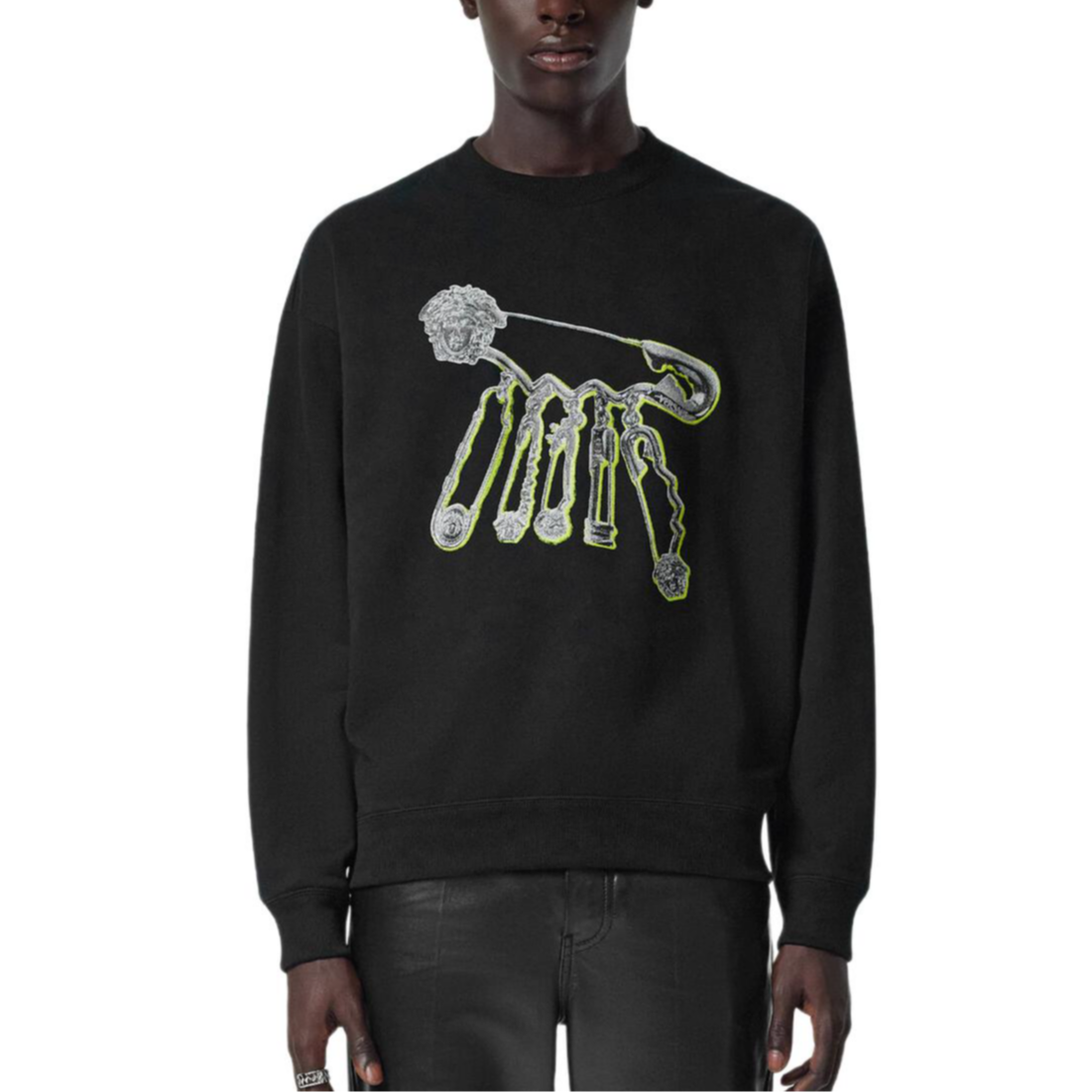 Худи Versace FW24 Logo (черный) — фото 3