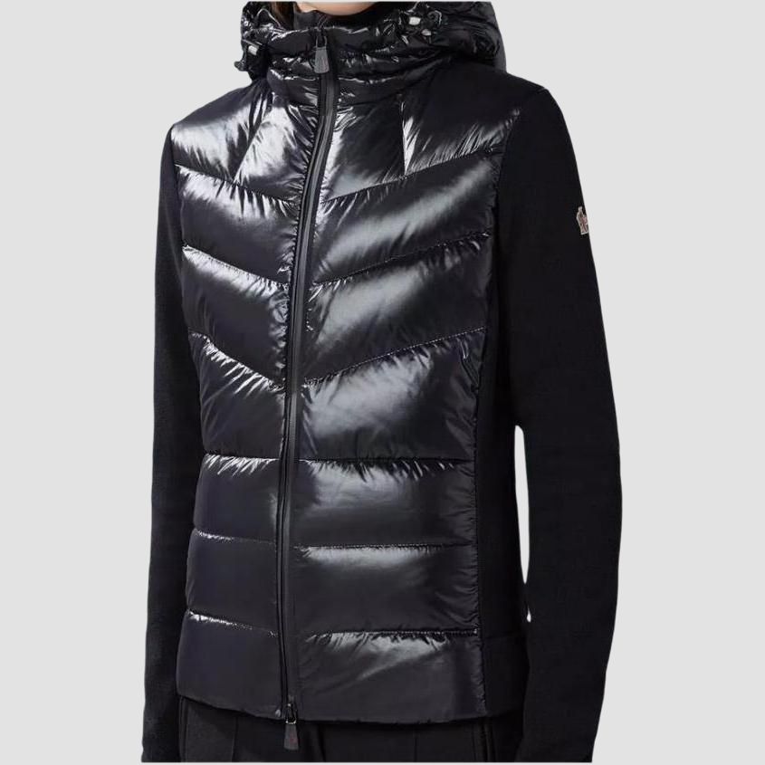 Женская куртка Moncler Grenoble Maglia (черная) — фото 6