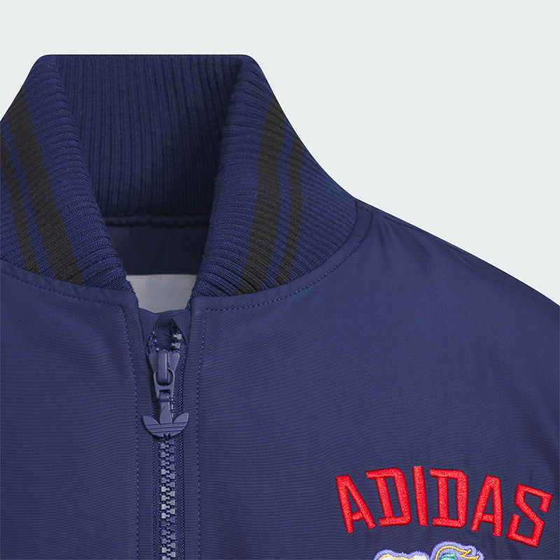 Мужская куртка adidas Originals Паддед (темно-синяя) — фото 3
