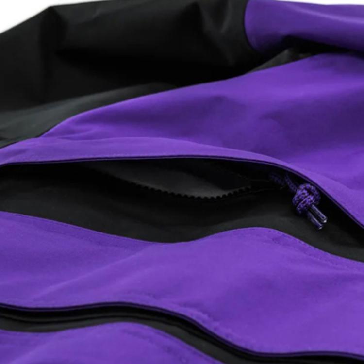 Мужская куртка Nike ACG Jacket Hood Gore tex (черно-фиолетовая) — фото 3