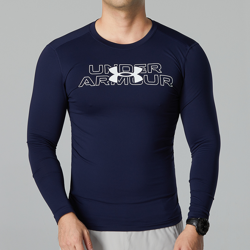 Under Armour Fitness Clothing Men’s Navy Blue Moderate