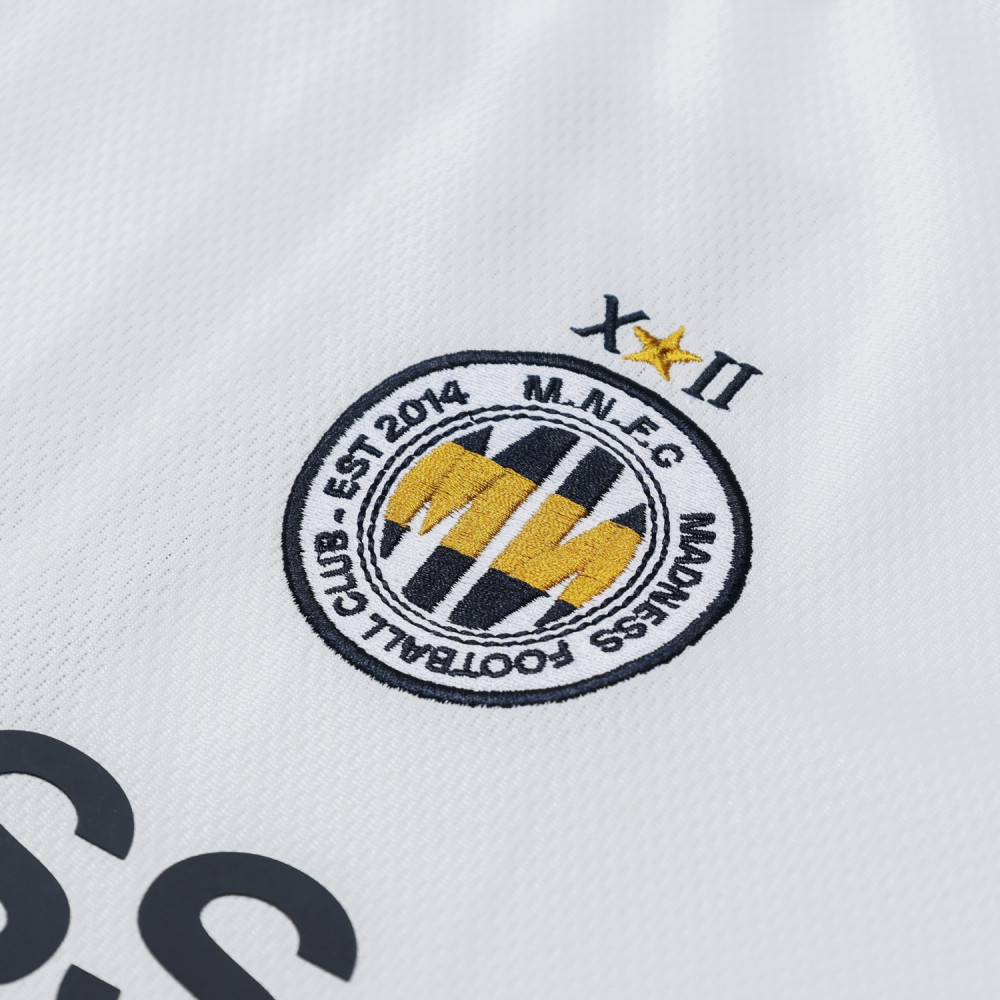 MADNESS Soccer Jerseys Unisex White Moderate