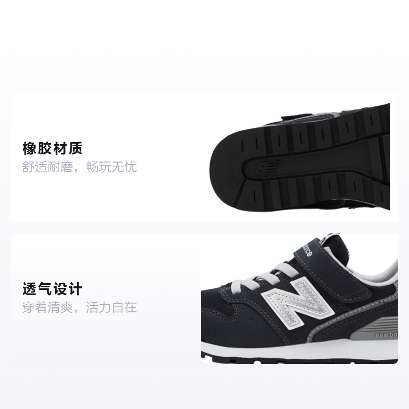 Кроссовки New Balance New Balance NB 996 NB 996 (темно-синий) — Тёмно-синий / белый / серый — фото 2