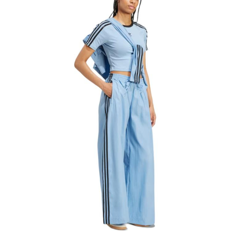 Adidas Originals 3-stripes wide-leg trousers