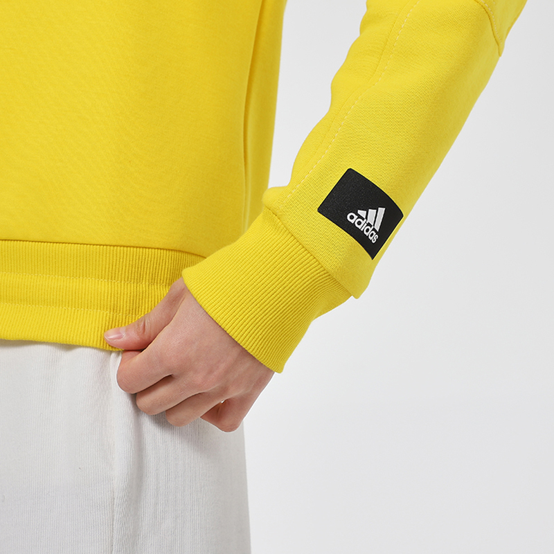 Женское худи adidas Str Sweat (желтое) — фото 6