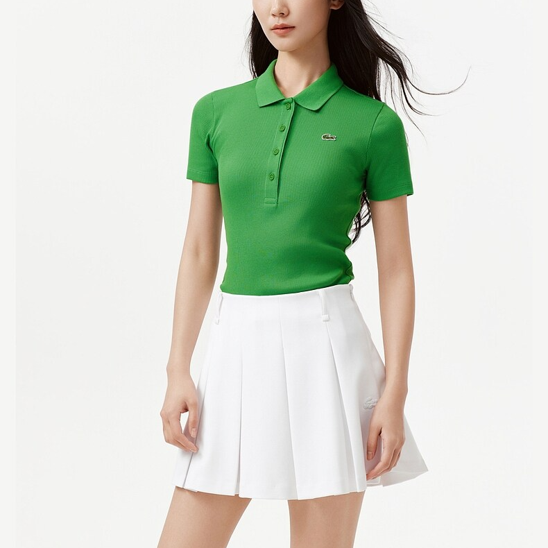 Женская футболка LACOSTE (белый) — фото 4