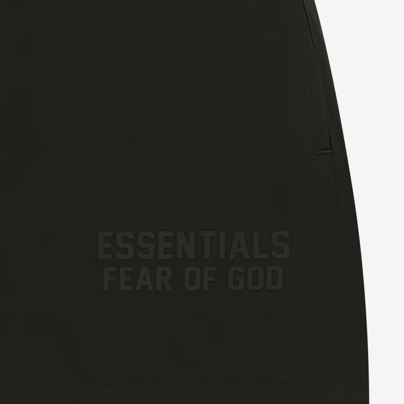 Fear Of God Essentials Running Nylon Short ‘Off Black’