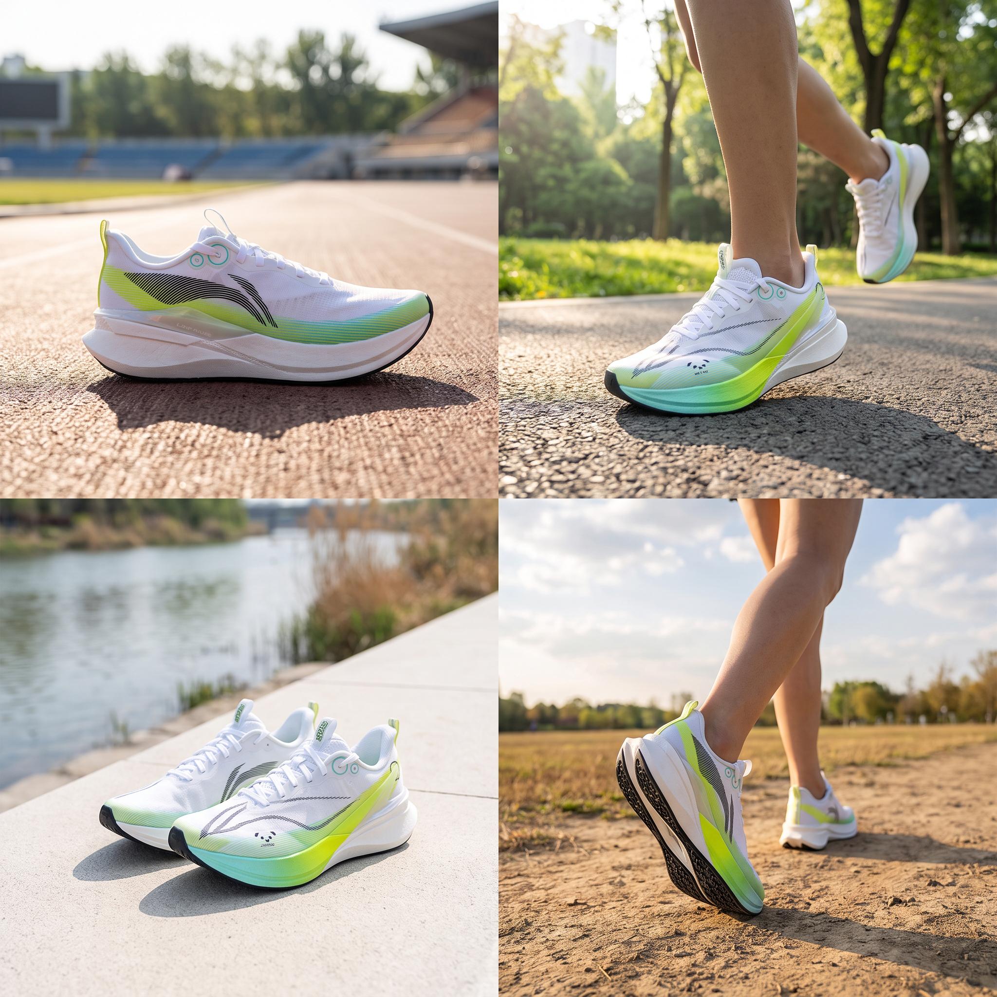 Li Ning Red Hare 8PRO Cushioning Slip Resistant Abrasion Resistant Breathable Lightweight Low top Running Shoes Women's